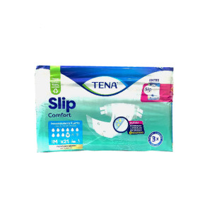 PAÑALES TENA SLIP CLASICO MEDIUM BOLSA X 21 UNS